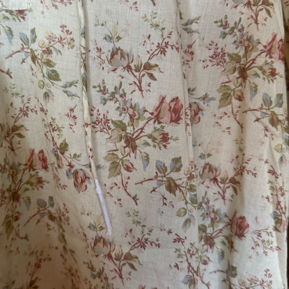 Cotton Floral Boho Blouse NWT Size Large AE77 Premium - Picture 5 of 9